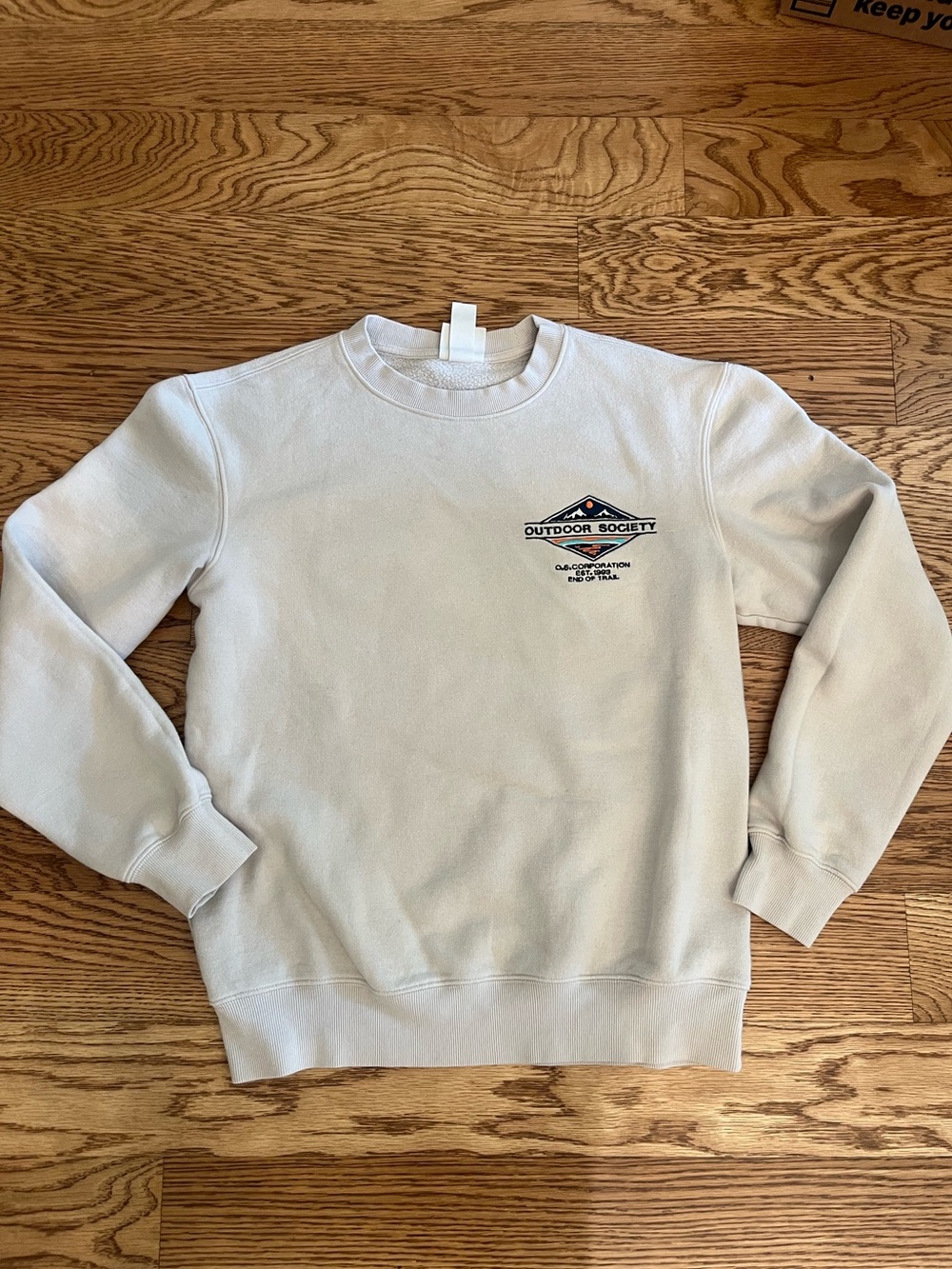 H&M Graphic Crewneck Sweater XSmall